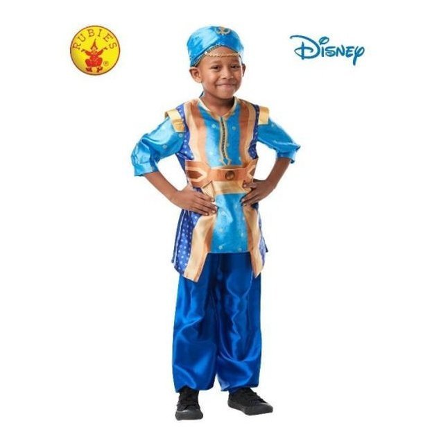 Genie Live Action Aladdin Classic Costume, Child - Jokers Costume Mega Store