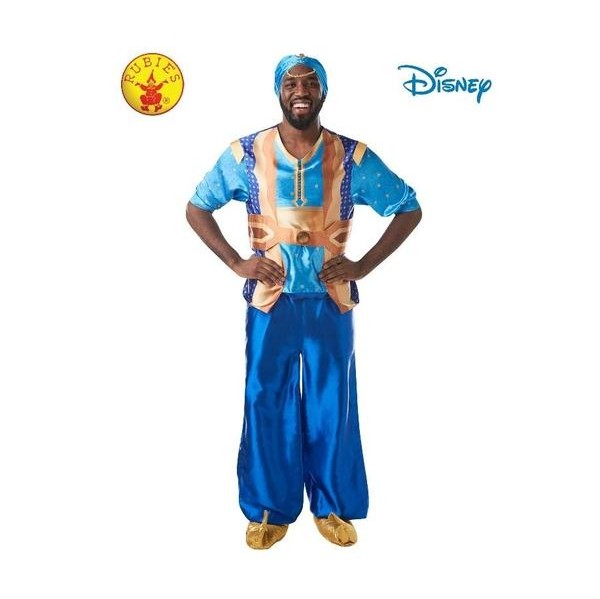 Genie Live Action Aladdin Costume, Adult - Jokers Costume Mega Store