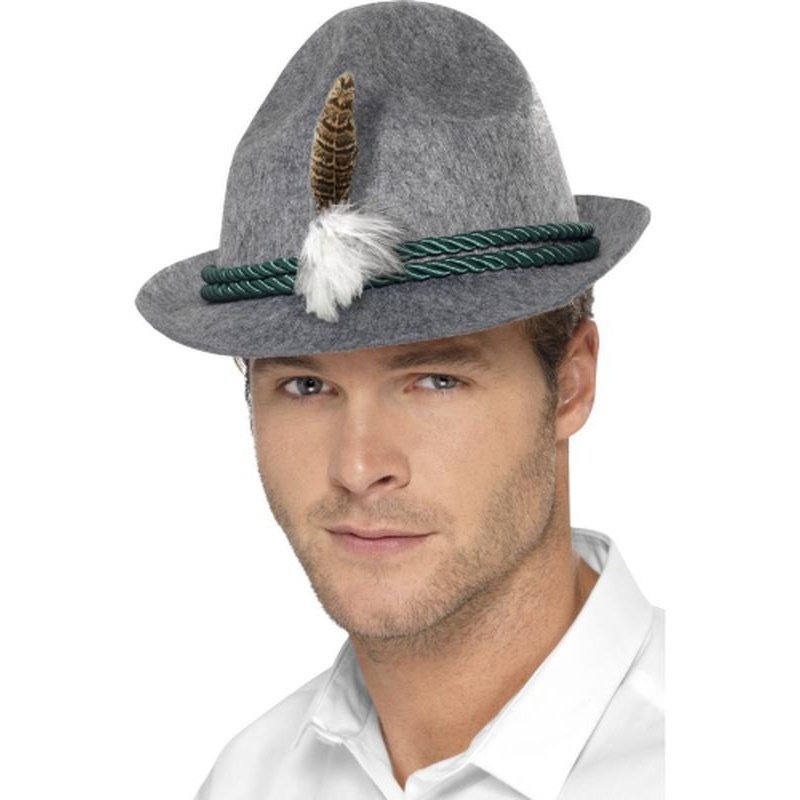 German Trenker Hat with Feather - Jokers Costume Mega Store