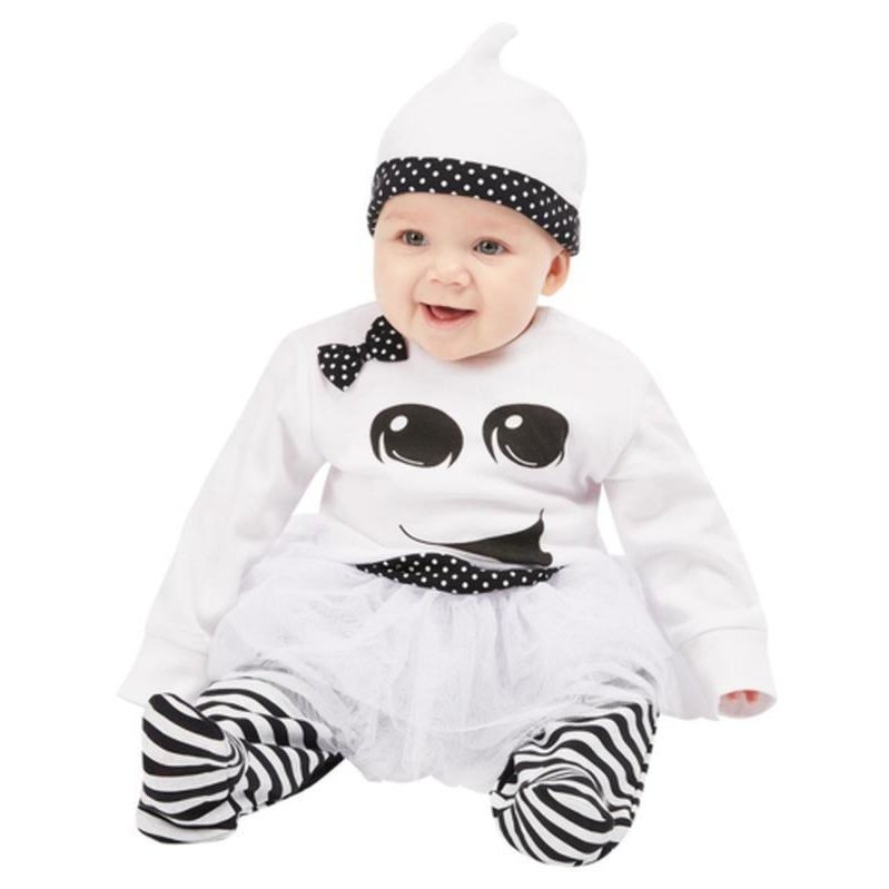 Ghost Girl Baby Costume, Black & White - Jokers Costume Mega Store