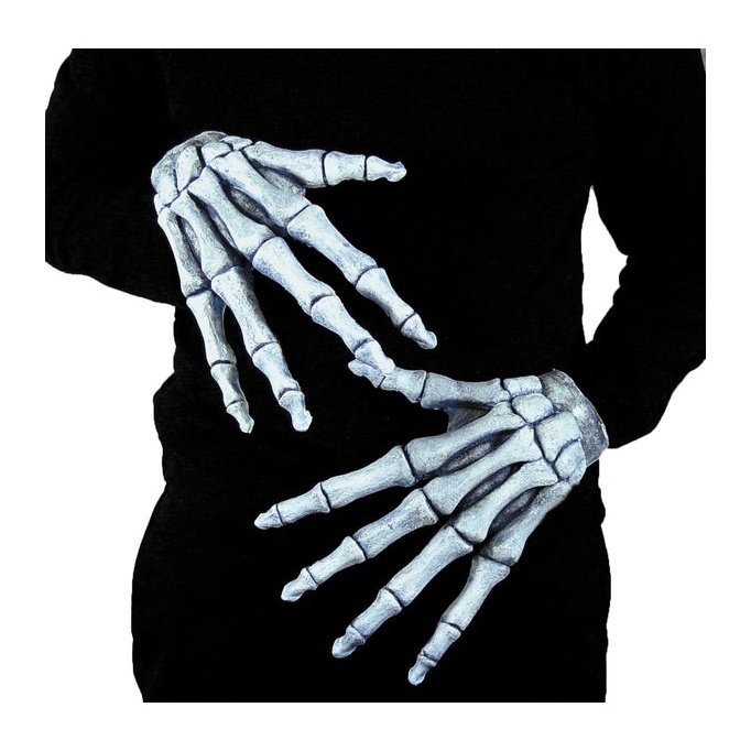 Ghostly Bones Hands - Jokers Costume Mega Store