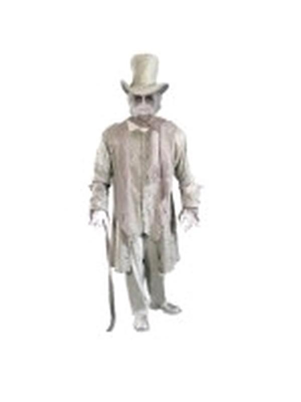 Ghostly Gentleman Costume Size Std - Jokers Costume Mega Store