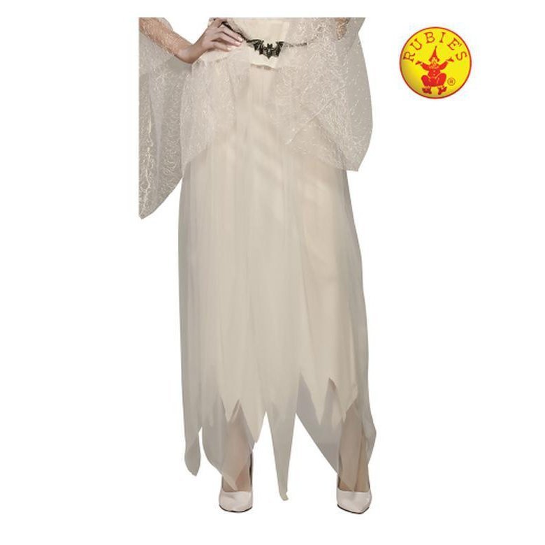 Ghostly White Skirt Size Std - Jokers Costume Mega Store