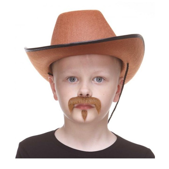 Ginger Character Moustache Small - Jokers Costume Mega Store