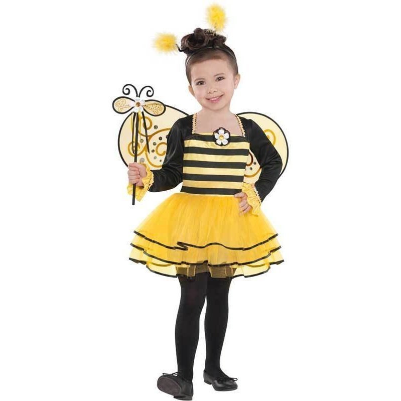 Girls Ballerina Bee Costume (3 4 Years) - Jokers Costume Mega Store