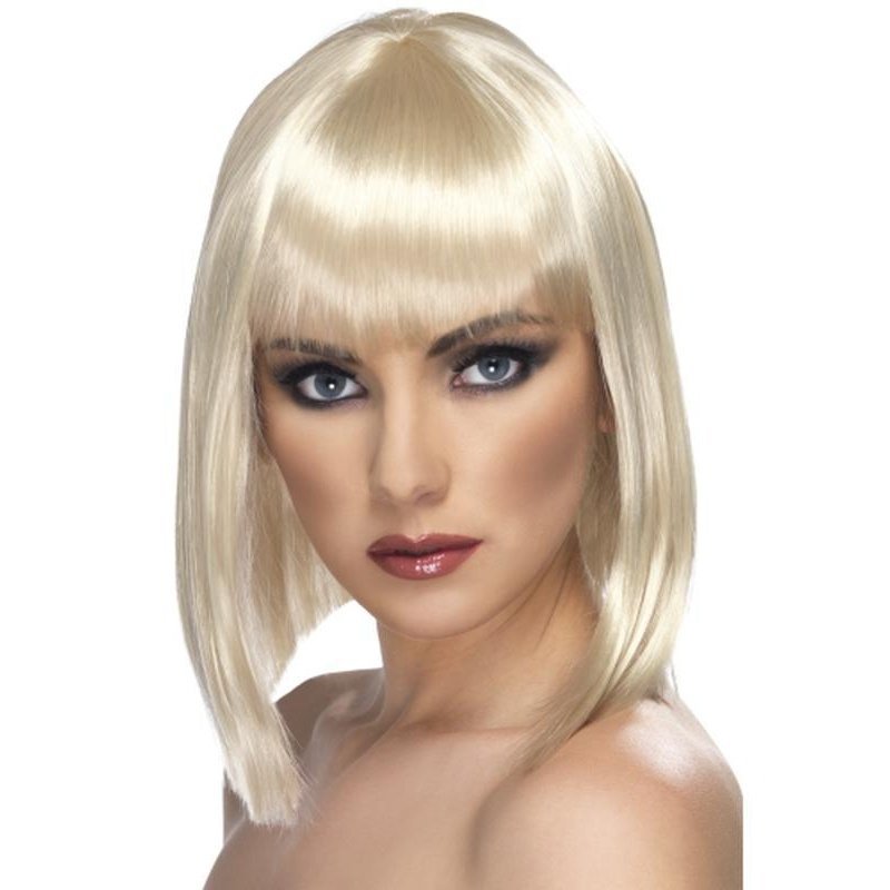 Glam Wig - Blonde, Short - Jokers Costume Mega Store