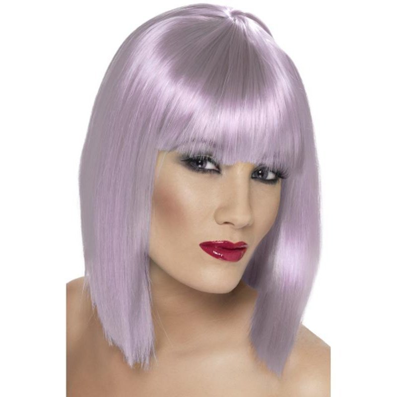Glam Wig - Lilac, Short - Jokers Costume Mega Store