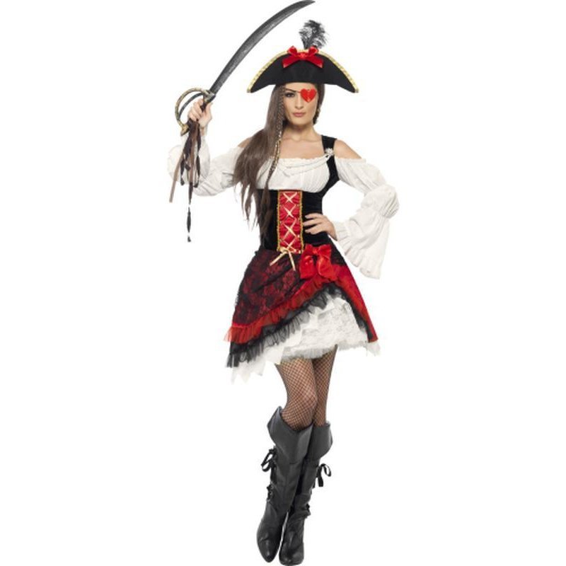 Glamorous Lady Pirate Costume - Jokers Costume Mega Store