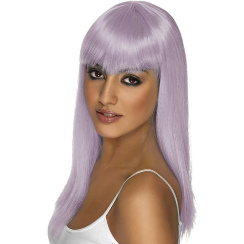 Glamourama Wig - Lilac, Long - Jokers Costume Mega Store