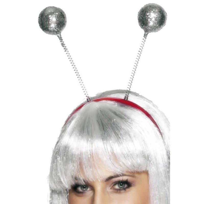 Glitter Ball Boppers, Silver - Jokers Costume Mega Store