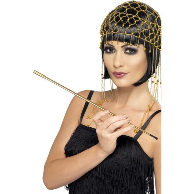 Gold Extendable Cigarette Holder - Jokers Costume Mega Store