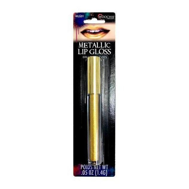 Gold Metallic Lip Gloss - Jokers Costume Mega Store