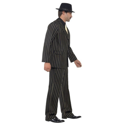 Gold Pinstripe Gangster Costume - Jokers Costume Mega Store
