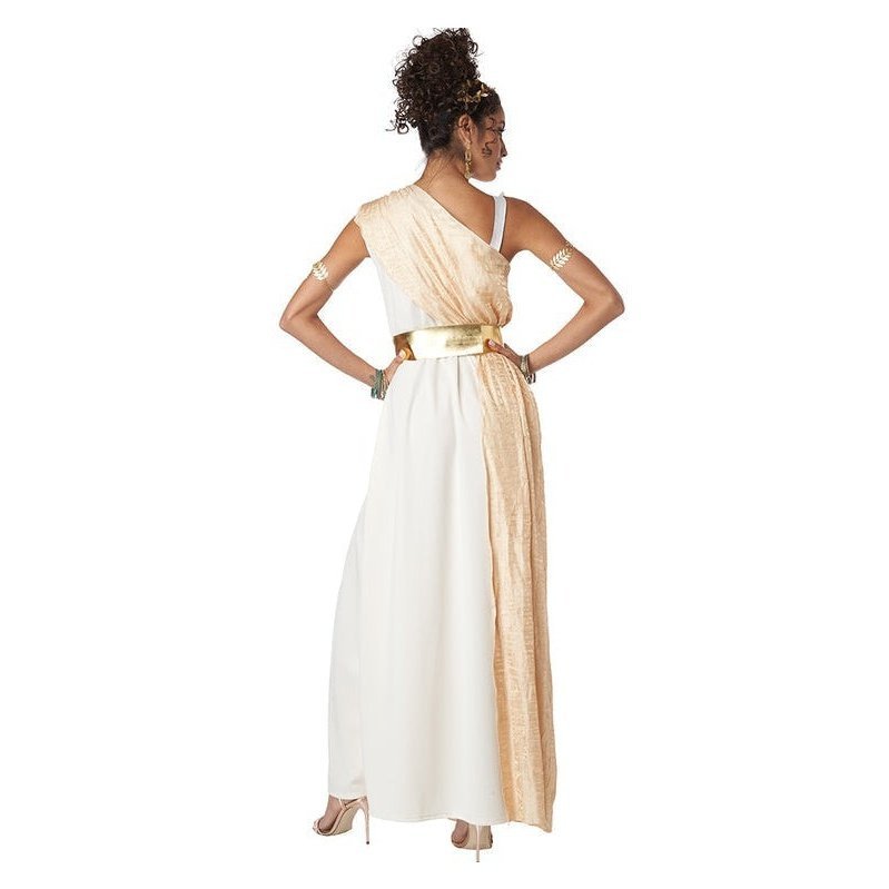 Golden Goddess Costume - Greek Dress with Gold Accents | Jokers Costume Mega Store Golden Goddess Costume - Greek Dress with Gold Accents | Jokers Costume Mega Store