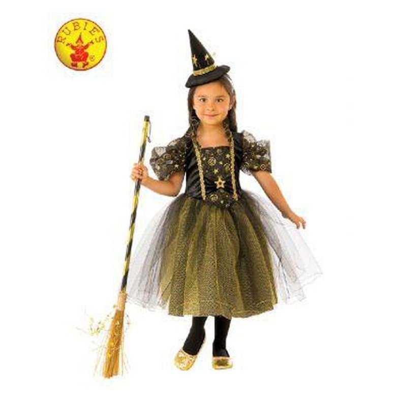 Golden Star Witch Costume, Child - Jokers Costume Mega Store