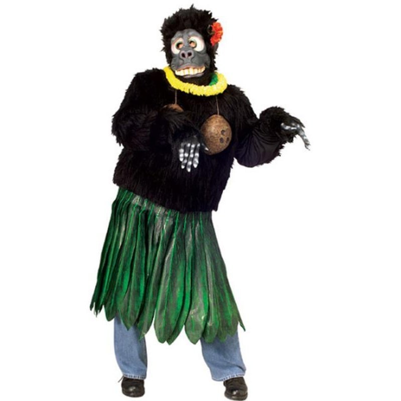 Gorilla Aloha Adult Size Std - Jokers Costume Mega Store