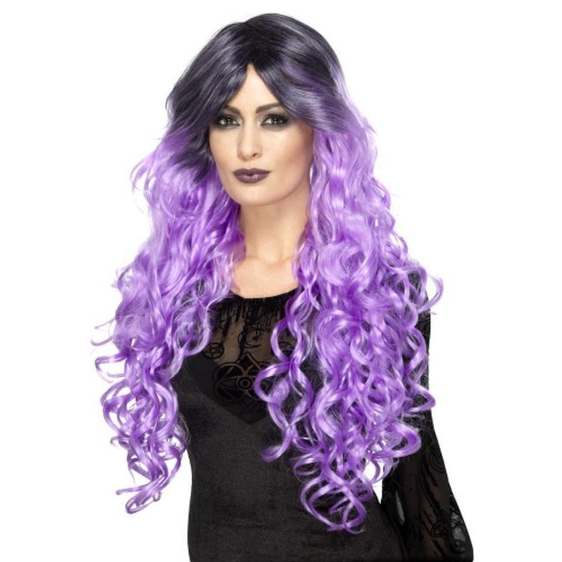 Gothic Glamour Wig - Lilac Purple - Jokers Costume Mega Store