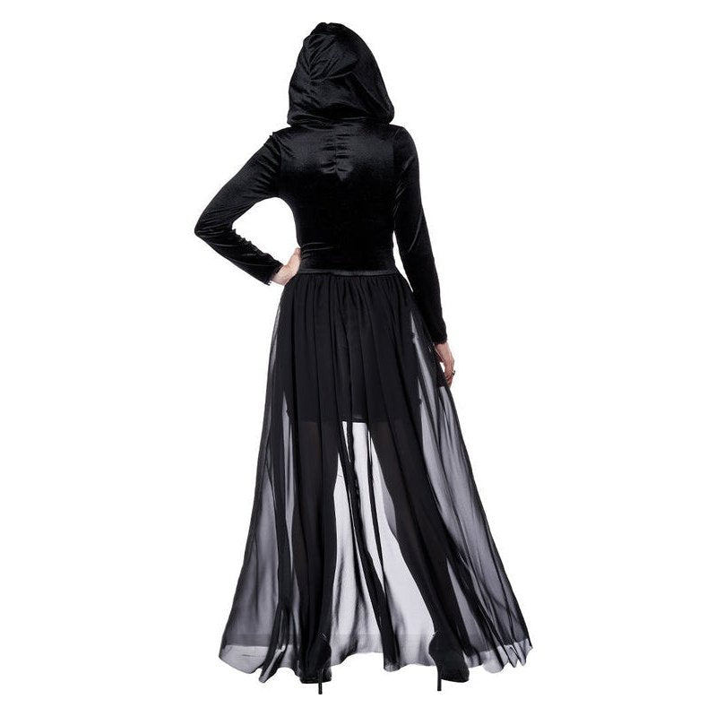 Gothic Hooded Dress / Adult - Jokers Costume Mega Store