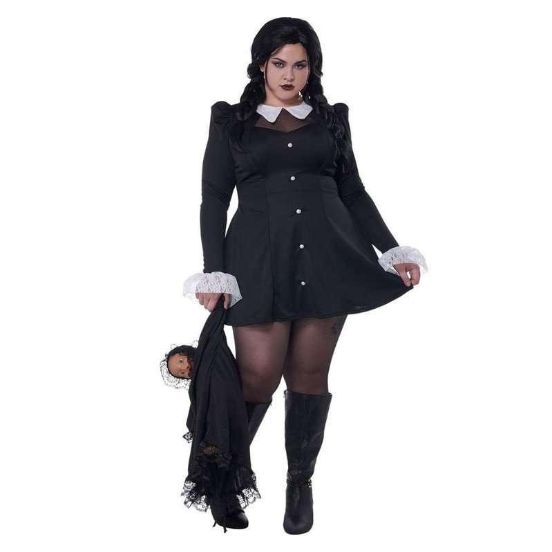 Gothic Mini Dress Womens Plus Size Costume - Jokers Costume Mega Store