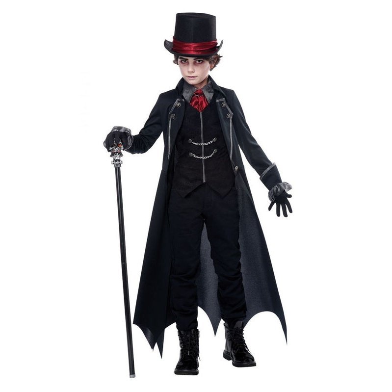 Gothic Vampire Boys Costume - Jokers Costume Mega Store