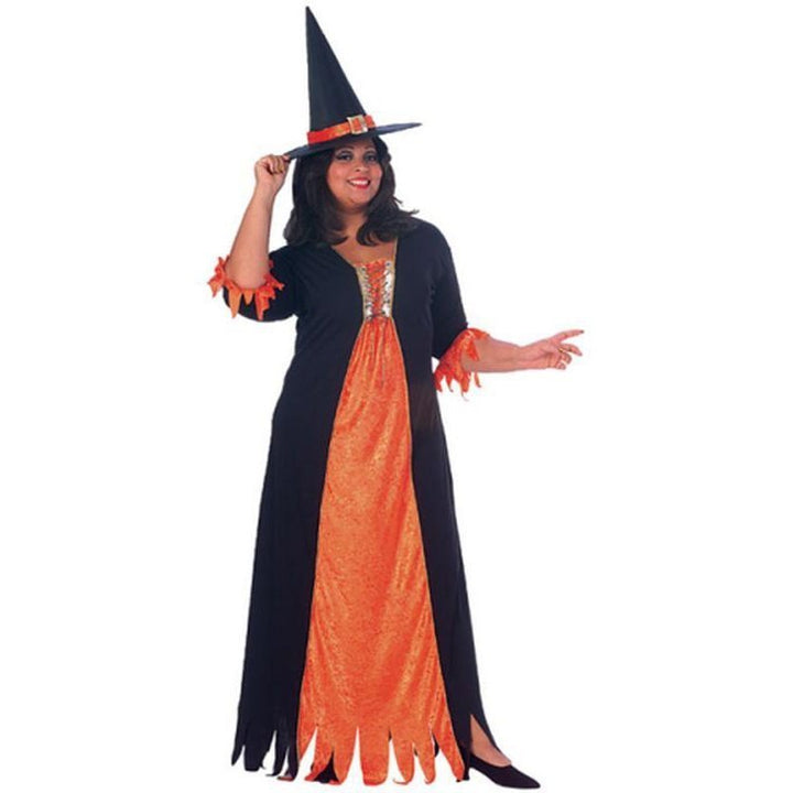 Gothic Witch Costume Size Plus - Jokers Costume Mega Store
