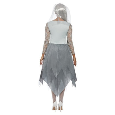 Grave Yard Bride Costume, Grey - Jokers Costume Mega Store