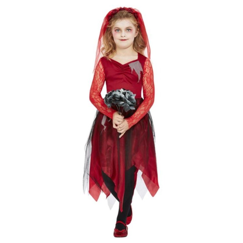 Grave Yard Bride, Red - Jokers Costume Mega Store