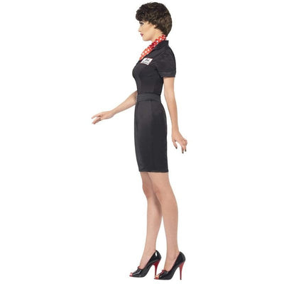Black Rizzo Costume: Dress, Belt & Scarf for 50s Look | Jokers Costume Mega Store Black Rizzo Costume: Dress, Belt & Scarf for 50s Look | Jokers Costume Mega Store