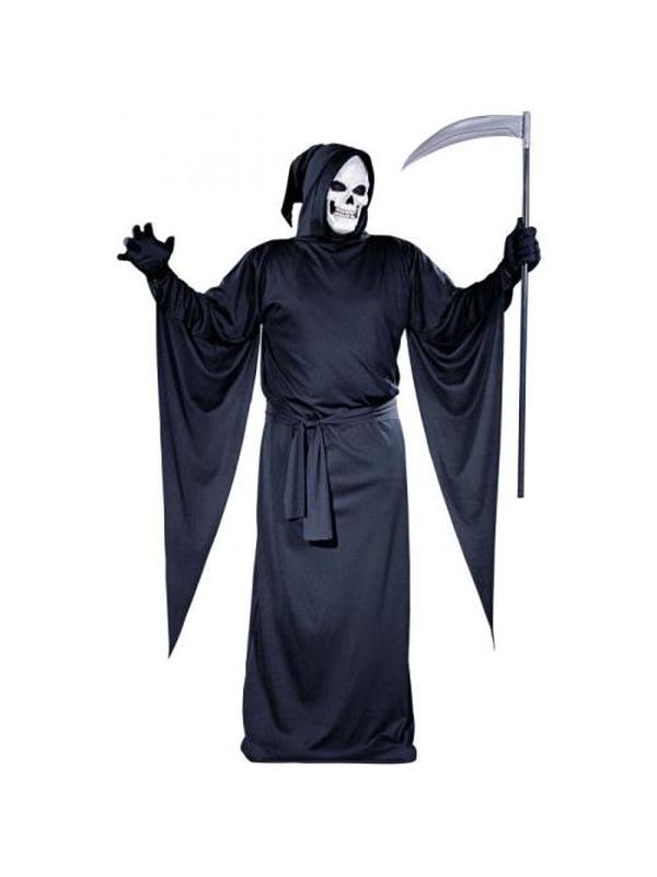 Grim Reaper Robe Adult Plus Size - Jokers Costume Mega Store