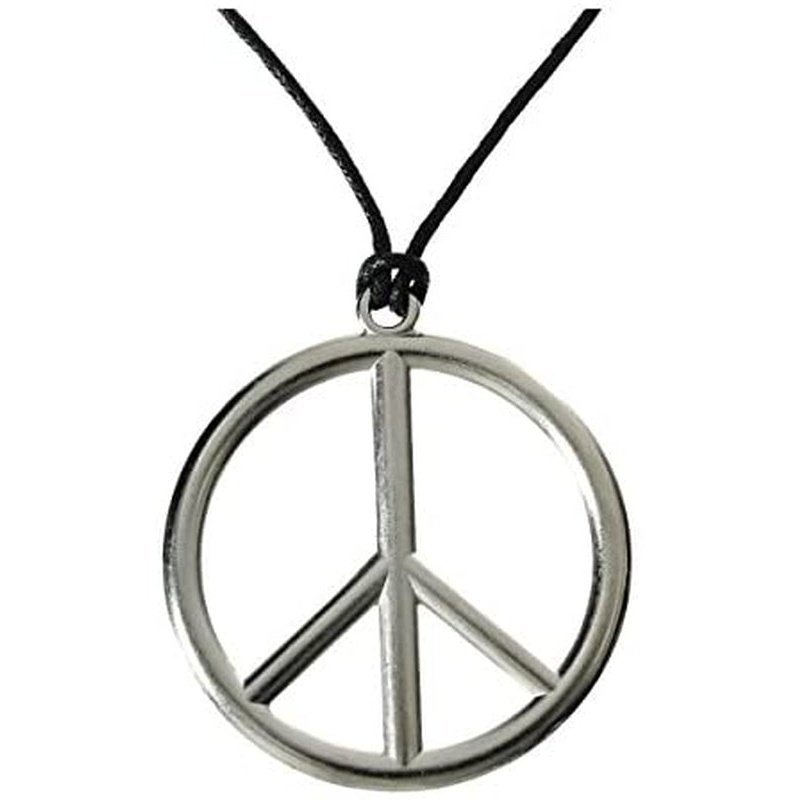 Groovy 60s Peace Sign Necklace - Jokers Costume Mega Store