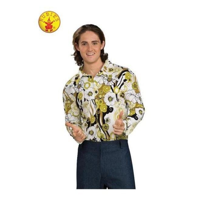 Groovy Shirt Green, Adult - Jokers Costume Mega Store