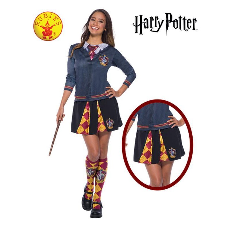 Gryffindor Adult Skirt One Size - Jokers Costume Mega Store