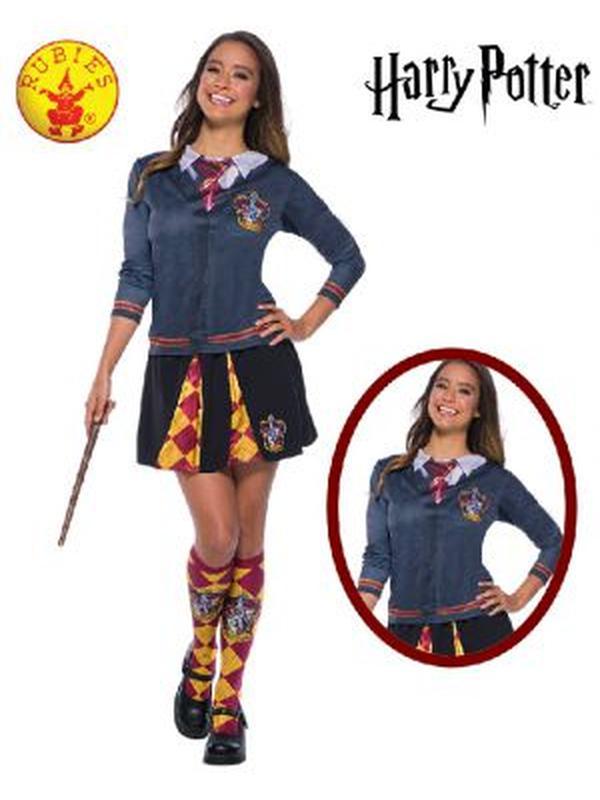Gryffindor Costume Top Adult Size Small - Jokers Costume Mega Store