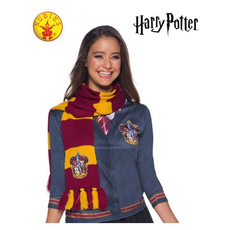 GRYFFINDOR DELUXE SCARF - ONE SIZE-Costume Accessories-Jokers Costume Mega Store