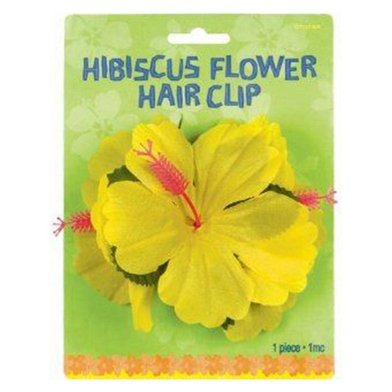 Hair Clip Hibiscus Flower - Jokers Costume Mega Store
