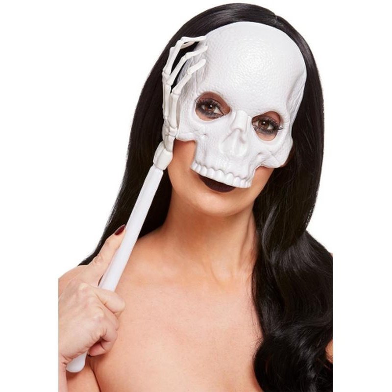 Handheld Skull Mask - Jokers Costume Mega Store