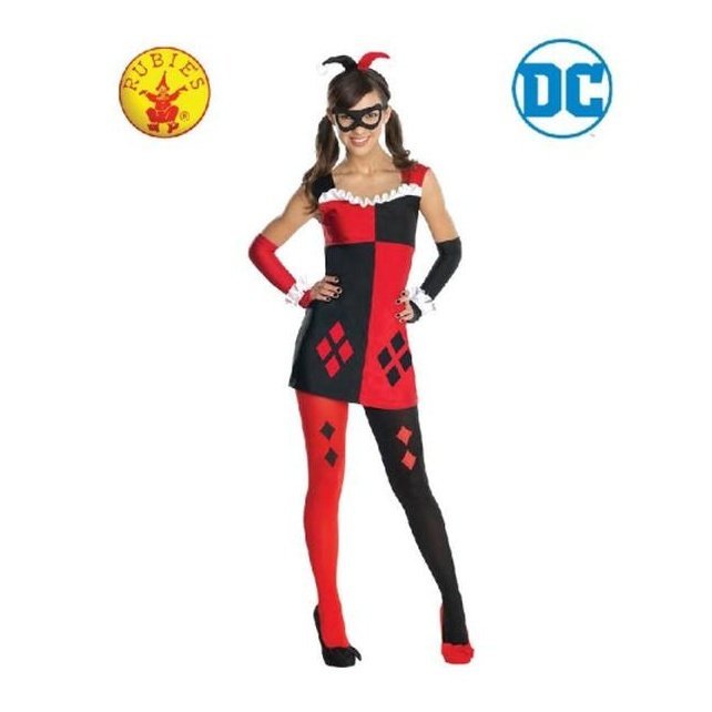 Harley Quinn Costume Size S Tween - Jokers Costume Mega Store