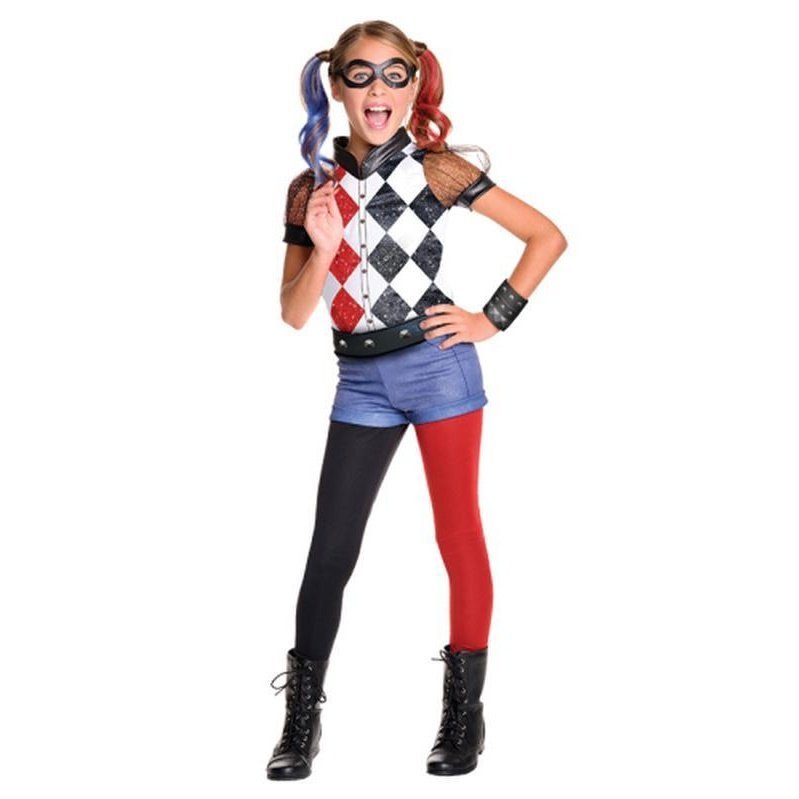 Harley Quinn Dcshg Deluxe Size 3 5 - Jokers Costume Mega Store