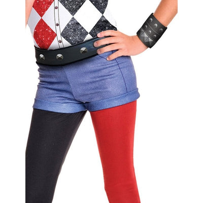Harley Quinn Dcshg Deluxe Size 6 8 - Jokers Costume Mega Store