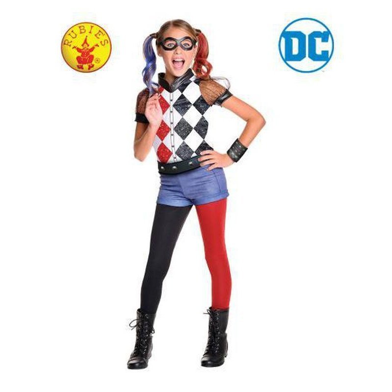 Harley Quinn Dcshg Deluxe Size 9 12 - Jokers Costume Mega Store