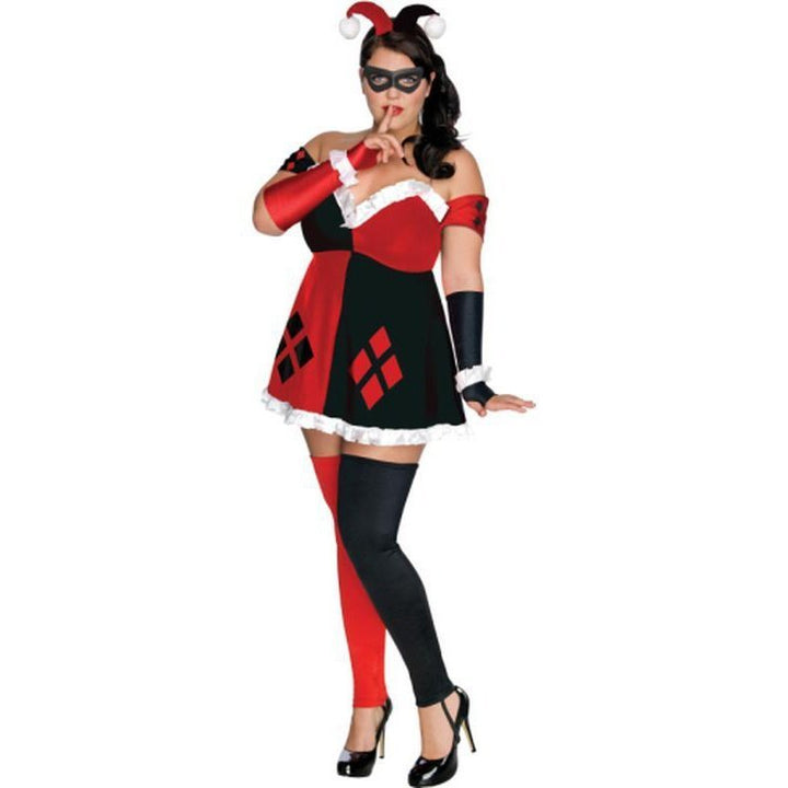 Harley Quinn Deluxe Costume Plus Size - Jokers Costume Mega Store