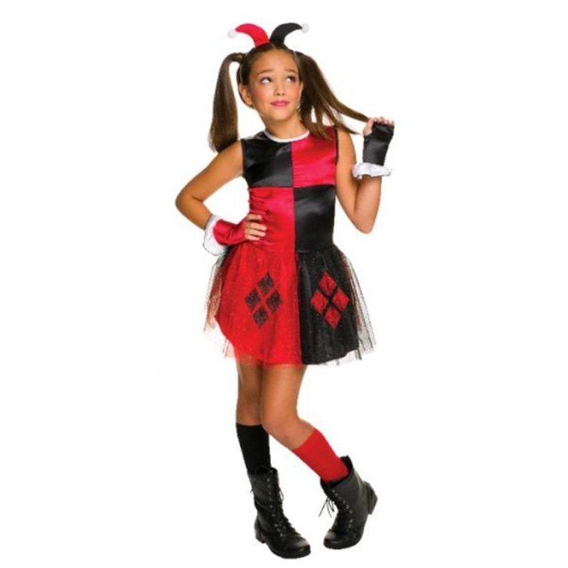Harley Quinn Size S Girls - Jokers Costume Mega Store