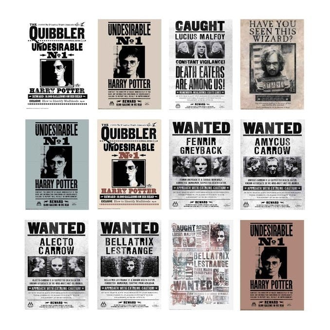 Harry Potter Wanted Posters - Jokers Costume Mega Store