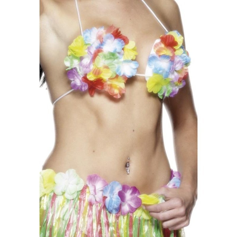 Hawaiian Flowered Bra - Jokers Costume Mega Store