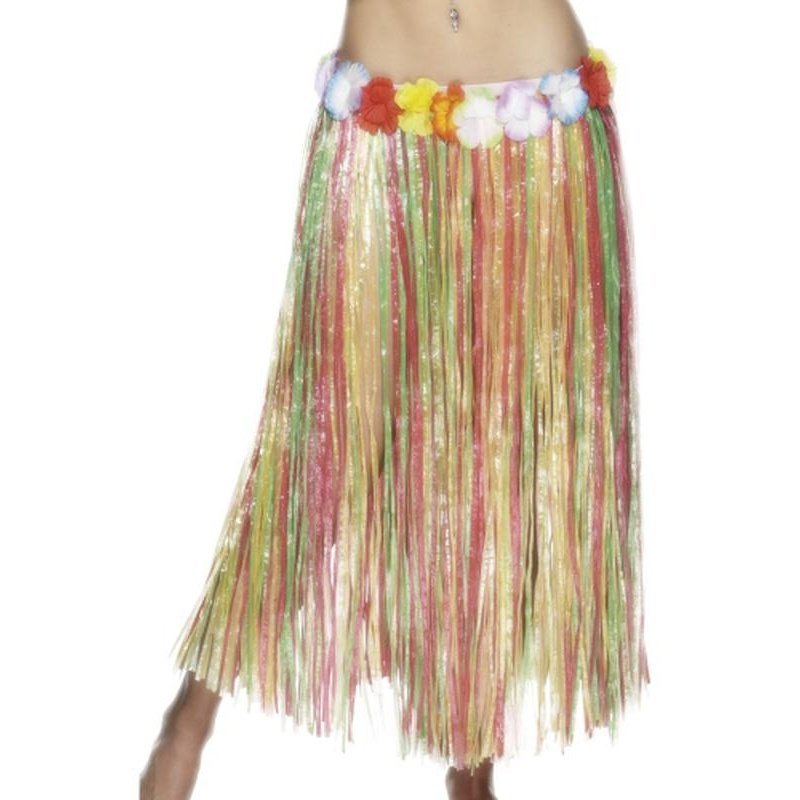 Hawaiian Hula Skirt Multicoloured - Jokers Costume Mega Store