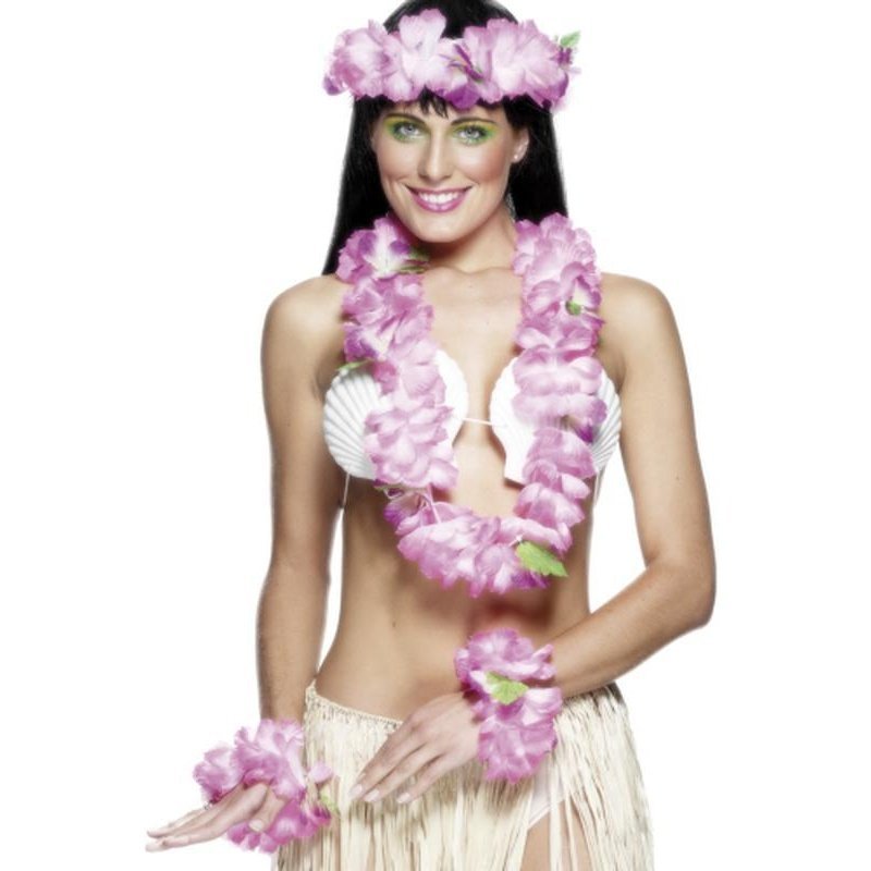 Hawaiian Set Pink - Jokers Costume Mega Store