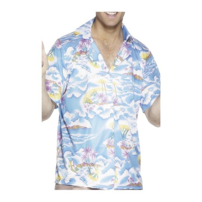 Hawaiian Shirt Blue - Jokers Costume Mega Store