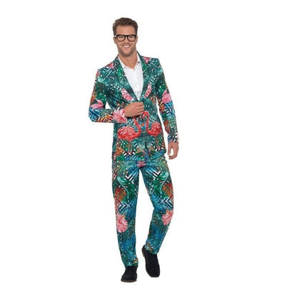 Hawaiian Tropical Flamingo Suit - Jokers Costume Mega Store