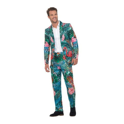 Hawaiian Tropical Flamingo Suit - Jokers Costume Mega Store