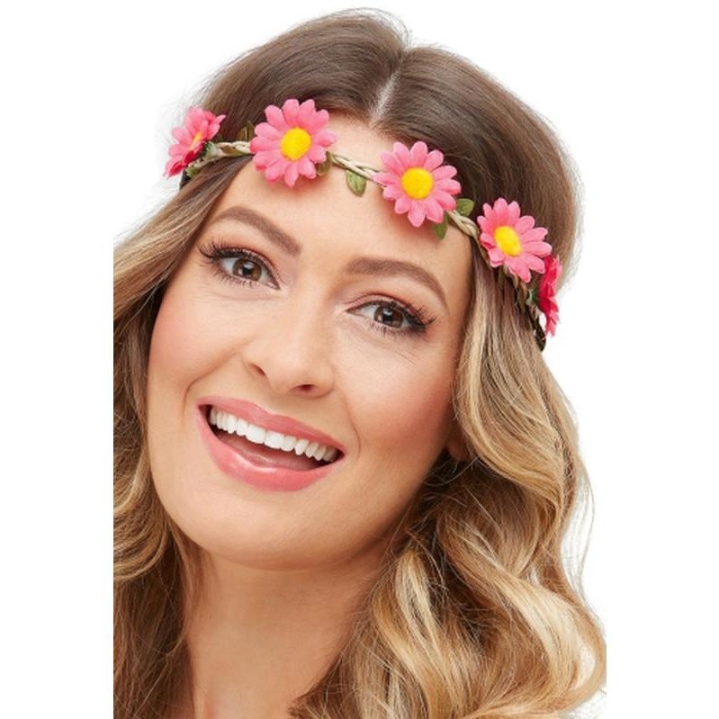Hawaiian/Hippie Daisy Chain Headband - Jokers Costume Mega Store